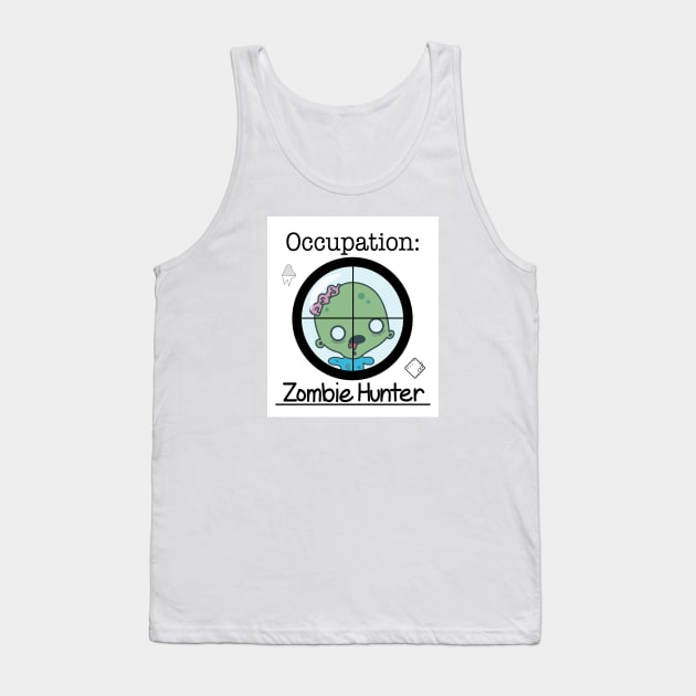 Zombie Hunter Sniper Scope Tank Top by Disocodesigns